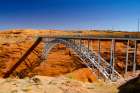 USA, Arizona, Page. Glen Canyon Dam Bridge Art Print